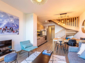 Duplex 5* aux Arcs 1600, 60m², Terrasse, Piscine, Spa, Pied des Pistes, Parking Inclus - FR-1-461A-24
